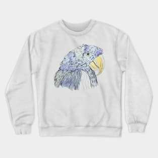 Grey parrot watercolour Crewneck Sweatshirt